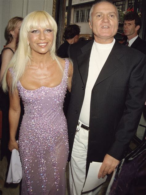 donatella versace e marito|donatella versace before and after.